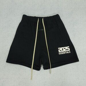 Fear of God 2025 Essentials Black Drawstring Shorts